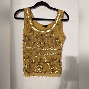 🏵️💚 Embellished Beaded & Sequin Tank